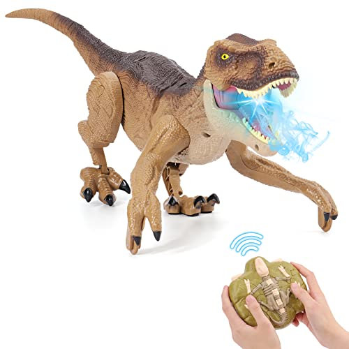 NEXBOX Ferngesteuerter Dinosaurier Spielzeug Geschenk für Kinder - RC T-rex Dino Ferngesteuert Elektrischer Weihnachten Geburtstag Prähistorische Kreaturen fur 3-12 Jahre Jungen und Mädchen