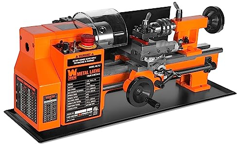 WEN 7-by 12-Inch Benchtop Metal Lathe, Variable Speed, Two Direction (ML712)