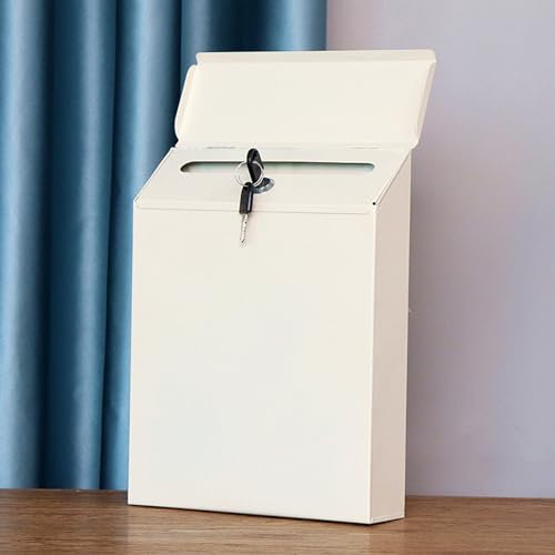 YAEGER Briefkasten Bunt, Hängender Briefkasten mit Schloss, Vintage-gartenbriefkasten, Outdoor-heimdekoration, für Home Office Outdoor-Tor-Dekoration