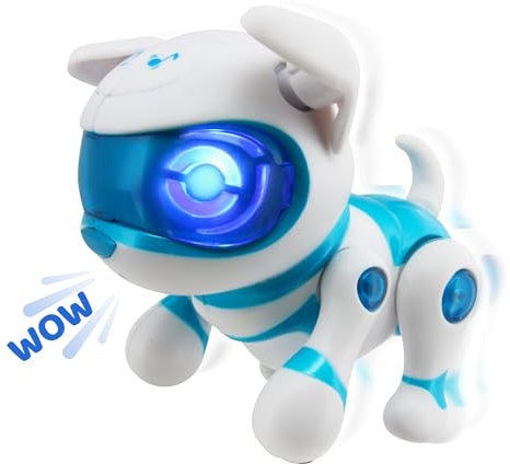 TAMAGOTCHI Teksta Newborn Interactive Robotic Pet Dog: Jump, walk, and order