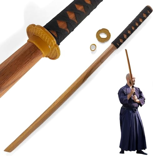 Bokken in legno, Shinai, Katana Wakizashi Tanto, Spada Kendo Accessori per armi in legno, Allenamento di combattimento con spada Kendo, Spada Samurai, Gioco di ruolo Cosplay Iaido