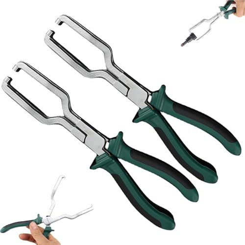 Electrical Disconnect Pliers,Fuel Line Clip Removal Pliers,Fuel Line Disconnect Pliers,Fuel Line Hose Pliers,Heavy Duty Disconnect Pliers,car Fuel Feed Pipe Pliers Removal Hose Line Clip Tool(1/2Pcs)