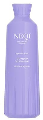 NEQI MOISTURE MYSTERY Shampoo 330ml - Shampoo idratante per capelli con estratto di alghe - Districa delicatamente - Senza solfati, Vegan - Per tutti i tipi di capelli - Made in Italy