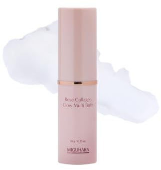 MIGUHARA Rose Collagen Glow Multi Balm | Korean Skincare | All-in-One Hydrating Multi Balm Stick (10g/0.35 oz.)