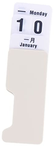 VILLCASE 3stücke Kreativer Tischkalender Kunststoff Manuell Einstellbar Drehbares Design Für Zuhause Und Büro Langlebige Dekoration Im Nordischen Stil Vielseitig Einsetzbar