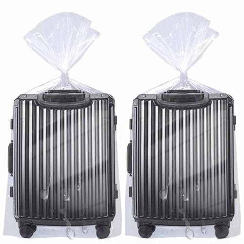 QISF 2 Piezas Bolsas de Almacenamiento Transparentes Extra Grandes 100 x 150cm,Resistentes y Duraderas,para Edredones, Maletas, Juguetes