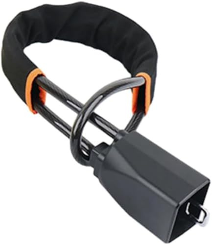 LMYSLCDW Serratura del Volante Twin Bar per Handlander 5seats 2015-2021, Serratura del Volante dell'automobile Antifurto della Serratura dell'automobile Lunghezza Regolabile,Black