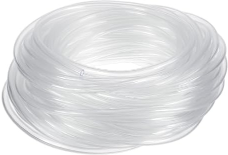 PATIKIL Manguera Drenaje Para Aire Acondicionado 20M 5mm DI x 8mm Antifugas PVC Transparente Manguera Drenaje Universal Para Aire Acondicionado Mini-Split Y Ventana Repuesto