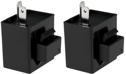 The Lord of the Tools 2Pcs Last-Unabhängig Blink Relais 6-12V 15A für Motorrad LED Lichter 25x35x36mm