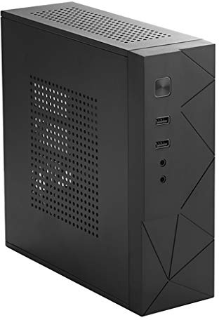 JX01 Mini Desktop HTPC per Case Audio Interface Home Theater ITX Gaming Chassis