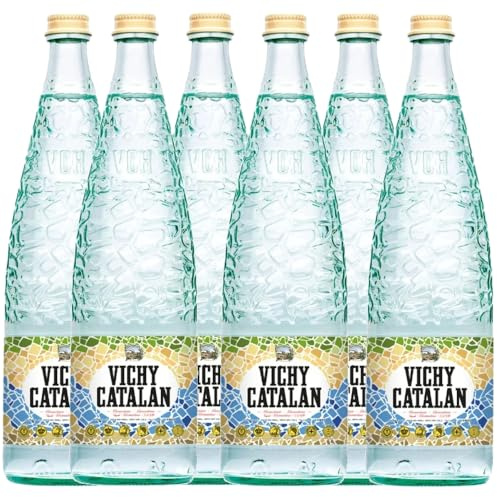 Vichy Catalan Mineral Water 1l Glass Bottle (Pack of 6)
