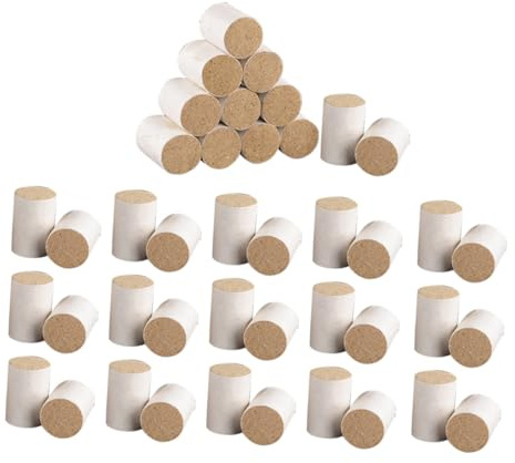 SKISUNO Moxarollen für Moxibustion mit 54 Handgefertigten Braunen Papier Moxasticks mit Wärmebehandlung Verteilt für Traditionelle Chinesische Wellnessanwendung
