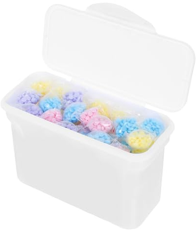 LALADEFIEE 100 Perle Profumate per Bucato Ammorbidente, Potenziatore per Lavaggio Rapido, Confezione Compatta da 100 Capsule per Lavatrice e Lavaggio a Mano, Profumazione Leggera e Tessuti