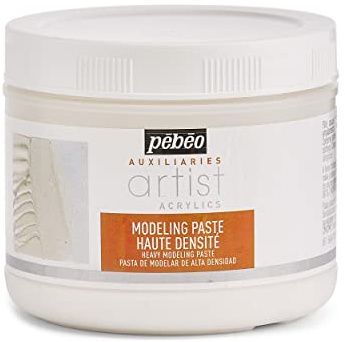Pebeo 521900 500 ml Heavy Modeling Paste, White
