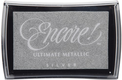 Tsukineko - Encore Ultimate Metallic Stempelkissen, Silber