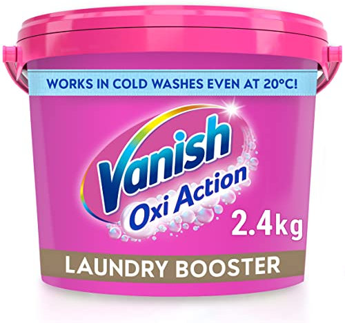 Vanish Oxi Action - Quitamanchas de tela en polvo (2,4 kg)