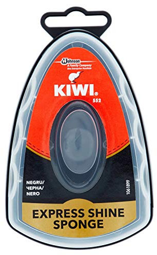 Kiwi, selbstpolierender Schwamm zur Schuhreinigung, schwarz.