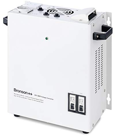 Bronson++ WTI 3000 Transformateur 110 Volts Convertisseur de Tension USA 3000 Watt - Entrée : 110 V ou 220 V | Sortie : 110 V et 220 V - 3000W