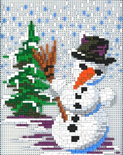 stickit Mini Stecksystem Schneemann im Wald ca. 1.600 Teile Nr. 42219