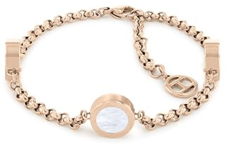 Tommy Hilfiger Jewelry Gliederarmband für Damen in Nelkengold mit Charms - 2780660