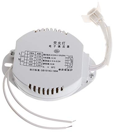 Haveratio 22W-40W Ballast elettronico Compatto Lampada da scrivania con Tubo ad Avvio istantaneo Reattori Fluorescenti per Forniture per Ufficio a casa