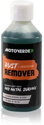 Motoverde 250ml Rust Remover - Safe for use on all metals - Perfect for exhaust pipes and nuts and bolts