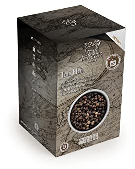 PEUGEOT - Sélection Epices - Poivre Noir du Vietnam - Poivre Tan Hoi - Origine Vietnam - Innovation Sachets Fraîcheur Triple Protection - 7x20g