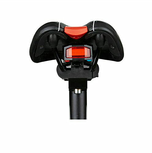 Baceyong Set Bicycle LED Tail Rear Light Anti-theft Alarm USB Rechargeable Remote Control, Mountain Bike Anti-theft Remote Control Tail Light USB Rechargeable Bicycle Lamp