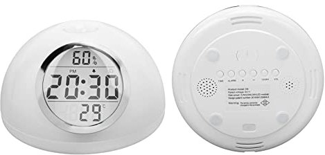 Sxhlseller Wake Up Light Sunrise Wecker für Kinder mit Gestenerkennung, Sieben Farben Warmlichtwechsel, Nachttischlampen Wecker für Schlafzimmer