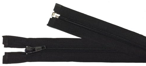 Reißverschluß Kunststoff teilbar für Jacken 75 cm schwarz