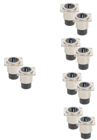 Angoily 10 STK USB-Einbaubuchse Kabel durchgehen USB-Verlängerungsadapter für Autos USB c hib USB- Adapter USB-Durchgangsanschluss USB-Durchgangsschottadapter Doppelter Mund Tafel Koppler