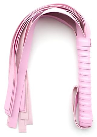 Tplkxurib Weiche Peitschen Leichte Gerte Verführung Quastenpeitsche Erotik Flogger Peitsche Spanking Leder Reitpeitsche BDSM Erwachsener Whips Fetisch Cosplay SM Sex Spielzeug für Paare,Rosa,L