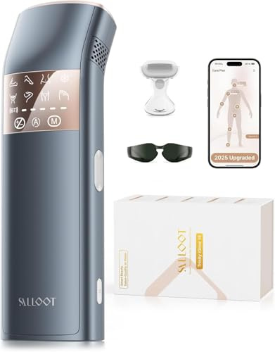 TRIPLE-Pulse IPL Depilación láser, cómodo dispositivo de depilación de enfriamiento de hielo de zafiro de 2.8 °C para mujeres y hombres, eficaz, permanente, alternativa a la depilación de salón en