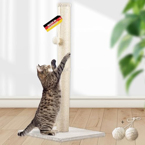 Rohrschneider Kratzbaum groß, Sisalstärke: 6 mm, Gr. 2 (H87 cm) beige