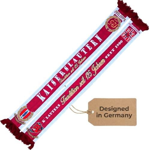Kaiserslautern Jubiläums-Schal -125 JAHRE TRADITION- (Seidenschal)