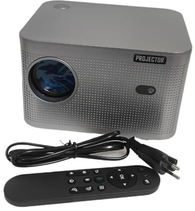 KIXZSAZ Proyector portátil HY350 actualizado Android TV 0 para multicompatibilidad 1080p Compatible con proyector 4k Android 11,0
