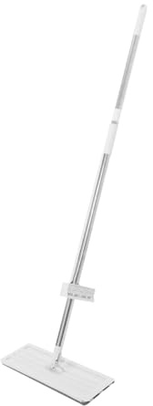 Cabilock Balai-serpillère Plat à Long Manche 35 Cm Avec 2 Têtes Microfibre Remplaçables, Utilisable à Sec Et Humide, Nettoyage Sols Carrelage Et Stratifié, Maison Et Bureau