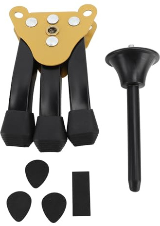 plplaaoo Flöte Klarinette Ständer Oboe Halter Ständer tragbares Anti -Schlupf -Falte robuste Stütze für Oboe Flötenklarinette Sopran Saxophon Windinstrumente Stahl Plastikschwamm Aufkleber
