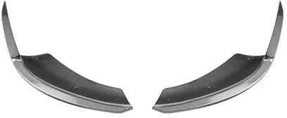 Front Bumper Spoiler Splitter Trim Compatible for Benz A Class W177 A180 A200 A35 A45 AMG 2023+ Glossy Black Exterior Accessories(Carbon Look B)