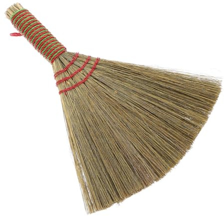 GOOHOCHY Spazzola Desktop in Paglia Miscanthus Resistente Spazzola per Pulizia Casa e Ufficio Strumento Versatile per Tavolo Pavimenti e Divani e Durevole per e Esterni