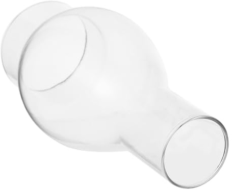 HOLIDYOYO Paralume Vetro per Lampada ad Olio Effetto Antivento, Vetro Resistente e Trasparente, per Illuminazione D'emergenza in Negozio e Dormitorio