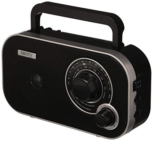Camry CR1140B Radio Portatil, AM, FM, Antena, AC/DC, Antena Telescópica