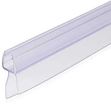 Navaris Schwallschutz Duschdichtung Duschkabine 45° - für 6mm dicke Glas Duschtür - Dichtung Glastür Dusche - Ersatzdichtung Glasdusche 100cm