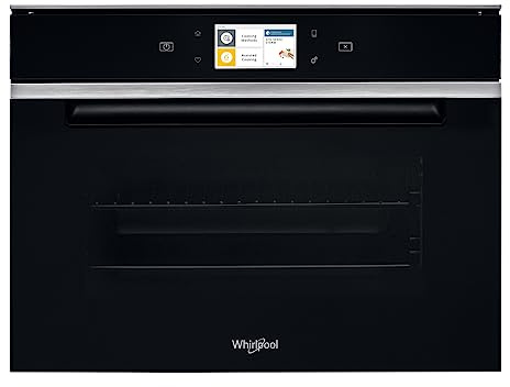 Whirlpool - Forno Compatto a vapore W11I MS180 finitura vetro nero da 60
