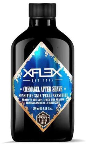 XFLEX AFTER SHAVE CREMAGEL FÜR SENSIBLE HAUT, 200 ml, beugt Irritationen vor
