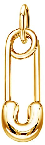 XENOX CHOICE XC5240G Damen Anhänger Sicherheitsnadel Sterling-Silber 925 Gold