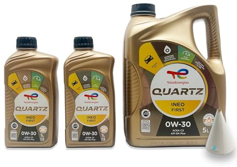 7 L Total Quartz Ineo First 0W-30 | passend für | PSA B71 2312 | PSA B71 2302 | 7 Liter | Motoröl | Motorenöl | mit Trichter | weitere Empfehlungen siehe Artikelbeschreibung
