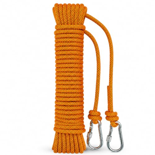 Lkw Ogechi Cuerda para Tendedero de Exterior, Cuerda de la Línea de Lavado con Ganchos, Cuerda de la Línea de Lavado Fuerte al Aire Libre, 10/15/20M, con Clips, Fuerte Capacidad de Carga