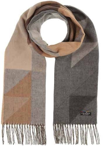 FRAAS Cashmink Schal 44 x 200 cm - Weicher als Kaschmir - Made in Germany - Schal mit graphischem Muster für Damen - Perfekt für Herbst und Winter
