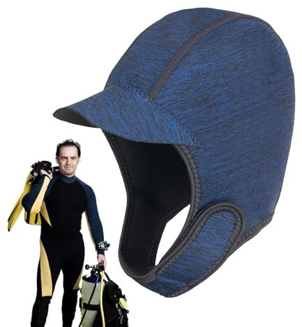 Neopren-Tauchhaube Kajak-Surfhaube Thermohaube Flexible Tauchkappe Neopren-Surfhaube Wassersportkappe Thermo-Surfausrüstung Kaltwasserhaube Herren-Surfkappe Damen-Thermohaube Wasser-Neoprenhaube Beque
